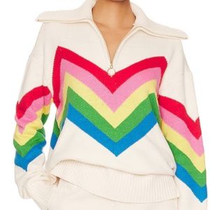 Show Me Your Mumu Weston Half Zip Pullover XS